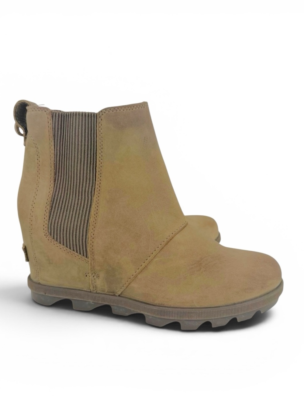 SOREL Joan‎ of Arctic Wedge II Chelsea Boot in Khaki Tan NL3022-240